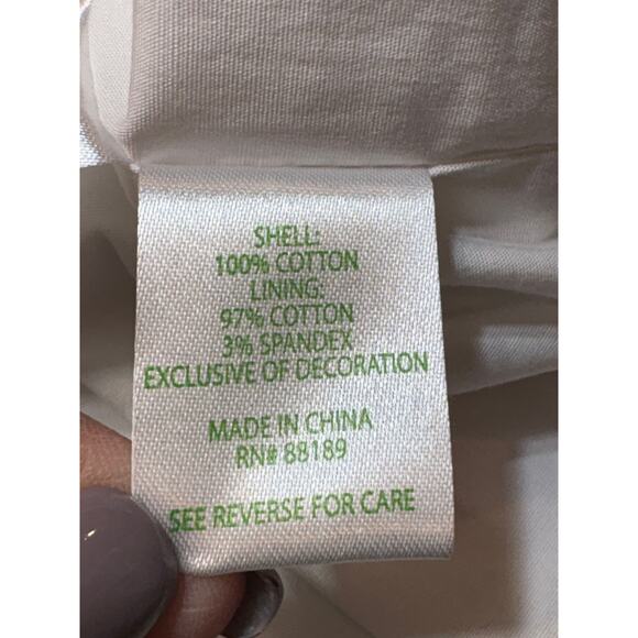 Lily Pulitzer Railee Shift Dress Resort White Floral Eyelet Size 10 - Picture 10 of 11